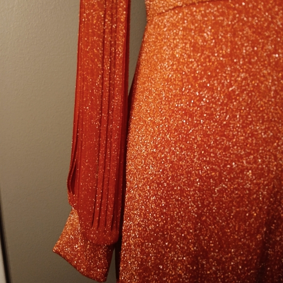 Woman's Warm Red Evening Party Dress XXL - Picture 4 of 7